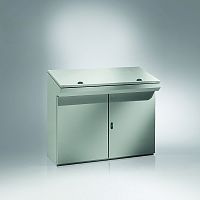 Пульт управления моноблочный 1000x1000x400мм (ВxШxГ) с монтажной панелью,RAL7035, IP55 | код ZBA001 | ETA