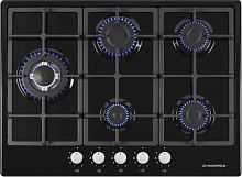Газовая варочная поверхность Maunfeld EGHE.75.33CB/G черный | код 1859598 | MAUNFELD