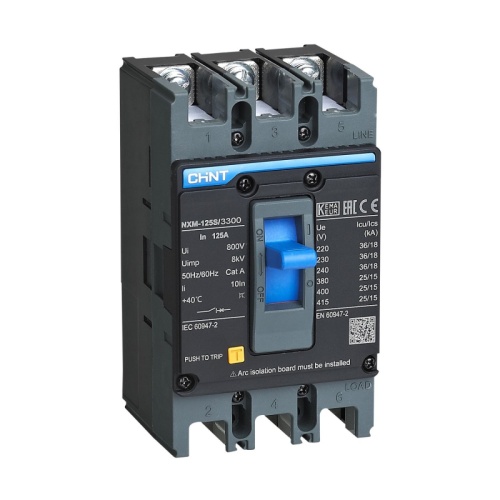 Автоматический выключатель NXM-125H/3Р 63A 50кА (CHINT) | код 844289 | CHINT
