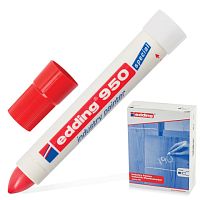 Маркер-паста для промышленной маркировки EDDING 950, КРАСНЫЙ, 10 мм, E-950/2 | код 150721 | EDDING