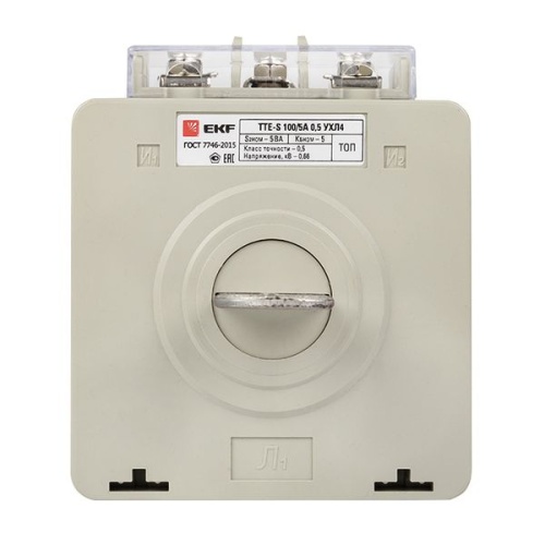 Трансформатор тока ТТЕ-A-100/5А с клеммой напряжения класс точности 0,5 PROxima | код tte-S-100 | EKF фото 4