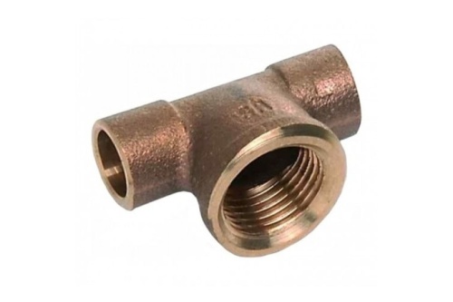 Тройник бронза пайка 28 x 1' x 28 ВР, модель 4130g (14130281) | код RG008TBBGRQ8SD | Sanha