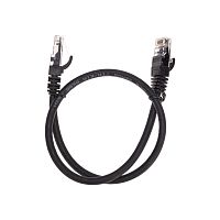Патч-корд U/UTP, CAT 6, RJ45-RJ45, 26AWG, LSZH, черный, 0,5м REXANT | код 02-0292-05 | REXANT