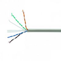 Кабель Cablexpert, UTP6, 4 пары, 0.57 мм, CCA, однож., 305 м, серый | код UPC-6004-SOL | Cablexpert