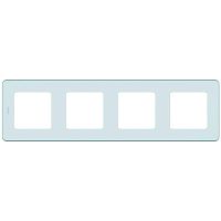 Рамка 4-м Inspiria мятн. Leg | код 673965 | Inspiria(группа Legrand)