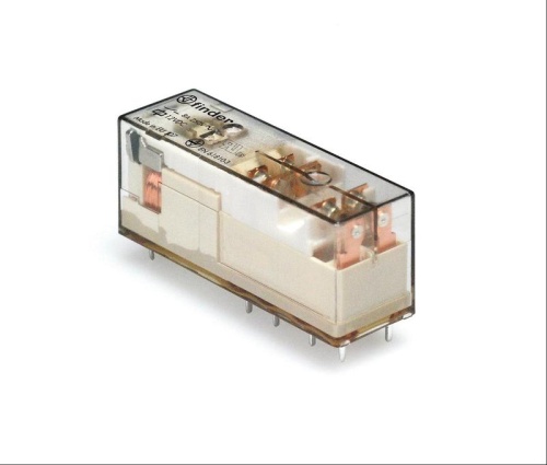 Реле безопасности электромеханическое (реле с принудительным управлением контактами), монтаж на печатную плату, 3NO + 1NC, контакты AgSnO2, катушка 48В DC, влагоащита RTIII | код 501490484310 | Finder