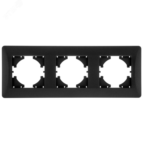 GUSI Ugra РАМКА 3-местная, цвет графит. | код С1130-010 | GUSI ELECTRIC GUSI Ugra РАМКА 3-местная, цвет графит. | код С1130-010 | GUSI ELECTRIC