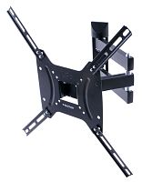 Кронштейн для телевизора Kromax DIX-24 черный 15-55 макс.35кг настенный поворотно-выдвижной и наклонный | код 1027533 | KROMAX