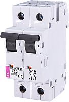 Автоматический выключатель ETIMAT 10 2p D 32А (10 kA) | код 002153719 | ETI