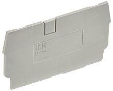 Заглушка для CP 4мм2 серая IEK | код YCT20-00-K03-004-ZGL | IEK