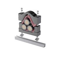 Крепление для кабеля высоковольтное усиленное d65-90мм VKK3-65-90 КМ LO24133