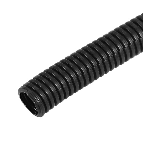 Труба автомобильная гофрированная ППНг 9,8 мм, разрезная негорючая (бухта 50 м/уп.) REXANT | код 16-1058| REXANT