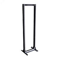 Стойка серверная OR однорамная 42U 19, комплект ножек, черный RAL 9005 | код NTSS-1GOR42U-BL | NTSS