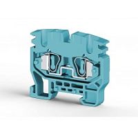 306 421, Миниклеммник пружинный на DIN-рейку (MR15), 2,5 мм.кв. (синий), MYK2,5 | код 0.0.0.3.06421 | KLEMSAN