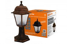 Светильник садово-парковый НТУ 04-60-001 четырехгр., стойка, пластик, расс.пластик, медь TDM | код SQ0330-0785 | TDM