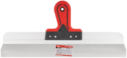 Шпатель фасадный Профи, нержавеющая сталь, прорезиненная ручка 450 мм | код 6427 | FIT фото 3