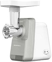 Мясорубка Supra MGS-2004 2000Вт белый/серый | код 1611913 | SUPRA