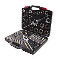 Набор метчиков и плашек SK-5 M6-M24 кейс 51 предмет | код. 351-00051C | Мастак