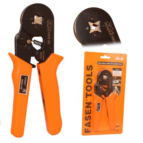 Кримпер для обжима кабельных наконечников FASEN HSC8 10S | код 111044 | Fasen