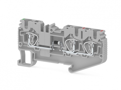 311 719, Пружинная клемма серии SRD 4ED_A (Серый) | код 0.0.0.3.11719 | KLEMSAN