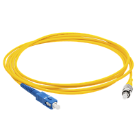 Патч-корд оптический LANMASTER, LSZH, симплексный, SC/UPC-FC/UPC, SM OS2, 0.5 м | код LAN-SC-FC/SU-0.5 | LANMASTER