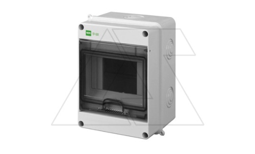 Щит навесной EP-LUX 1x5M, N/PE 1x10mm2, дымчатая пласт. дверь, светло-серый RAL7035, 158x118x93mm, IP55 | код 1951-01 | Elektro-plast Nasielsk Щит навесной EP-LUX 1x5M, N/PE 1x10mm2, дымчатая пласт. дверь, светло-серый RAL7035, 158x118x93mm, IP55 | код 1951-01 | Elektro-plast Nasielsk