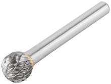 Шарошка карбидная, штифт 6 мм, тип ''D'', сферическая 12х10х55 мм | код 36613 | FIT