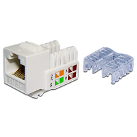 Модуль RJ45, кат.5е, белый | код NM-KSTU90/WH | NEWMAX