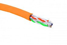 Витая пара U/UTP кат 6 4 пары AWG23 нг(А)-HF IN оранжевый 305м | код 19C-U6-12OR-B305 | Eurolan