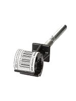 Держатель шпилька-саморез длина 200 мм, полимер. фикс. с защелкой для прута ?8-10 мм, гор. цинк. TDM | код SQ2402-3238 | TDM