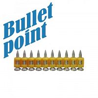 Гвозди по бетону MG bullet point 3,05х25мм(1000шт) | код 30525stepMGBP | TOUA