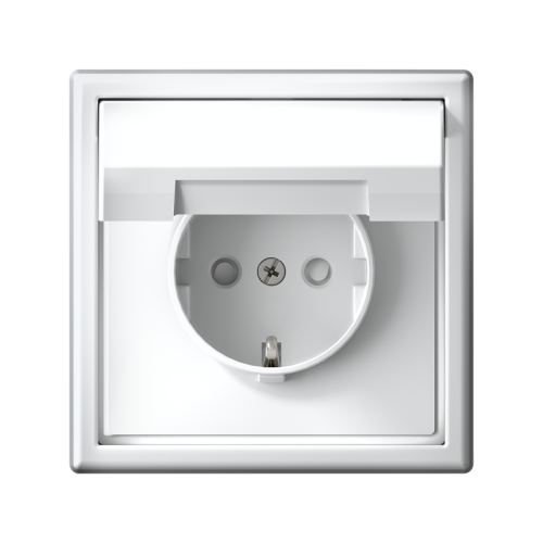 ARTGALLERY РОЗЕТКА с заземл. со шторк. с крышк., 16А, IP20, механизм, быстрозажимные клеммы, лотос | код GAL001346S | Systeme Electric фото 3