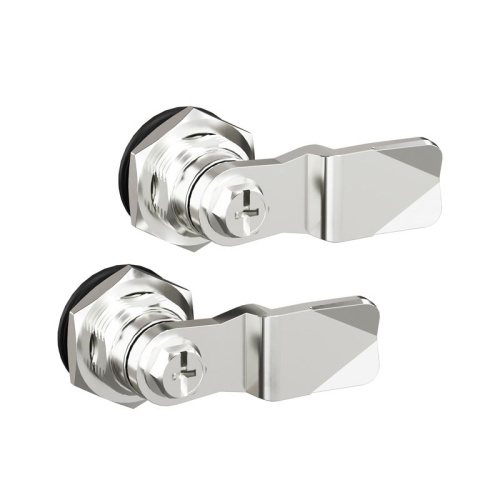 Комплект поворотных замков с личинкой под уникальный ключ для навесных корпусов, 2 шт., ключи в комплекте | код R5CE229N | DKC