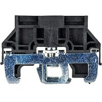 Концевой стопор с универсальным U-foot креплением, с возможностью маркировки стандартными шильдиками, низкий, ширина 10 мм, пластик/металл | код Z5.523.5753.0 | Wieland