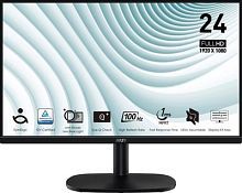 Монитор MSI 23.8 Pro MP245V черный VA LED 4ms 16:9 HDMI матовая 300cd 178гр/178гр 1920x1080 100Hz VGA FHD 3.07кг | код 2008998 | MSI