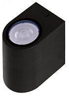 Светильник фасадный ДБУ GU10 без ламп корпус поликарбонат черный полуовал двухсторонний IP65 Jazzway | код 5039919 | JazzWay