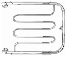 Полотенцесушитель водяной c полкой Dw 50/60 цвет хром | код 4627086011742 | ДВИН