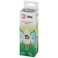 Лампа светодиодная LED 15 Вт 1500Лм 4000К свеча нейтральный E27 220-240В LED B35-15W-840-E27 Green Line | код Б0067115 | ЭРА