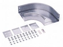 Угол CPO 90 горизонтальный 90° 200x50 в комплекте с крепежными элементами и соединительными пластинами, необходимыми для монтажа, горячеоцинкованный | код 36004KHDZ | DKC