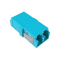 Адаптер LC/UPC-Duplex TOP, Senior/Senior, SC-footprint, ОМ3, бирюзовый | код RNFA53DLC | DKC