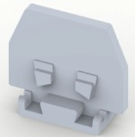 Концевая пластина для клемм, серая MEP2.5(G) | код 3910640000 | Elmex