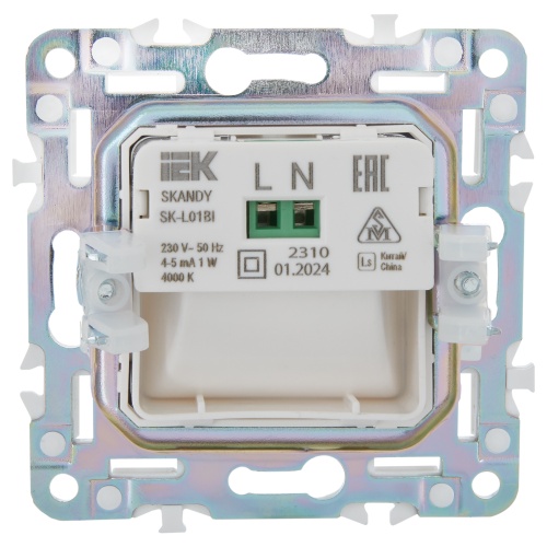 SKANDY Подсветка LED встраиваемая SK-L01Bl черн. IEK | код SK-FL20-K02 | IEK фото 4 SKANDY Подсветка LED встраиваемая SK-L01Bl черн. IEK | код SK-FL20-K02 | IEK фото 4