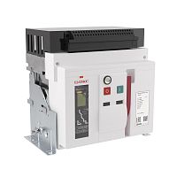 Воздушный автоматический выключатель YON AGS32H 3Р 3200 А 85 кА, расцепитель 3H, фиксированный, управление 220 В AC, горизонтальное | код AGS32H-M3FH-6-222K | DKC