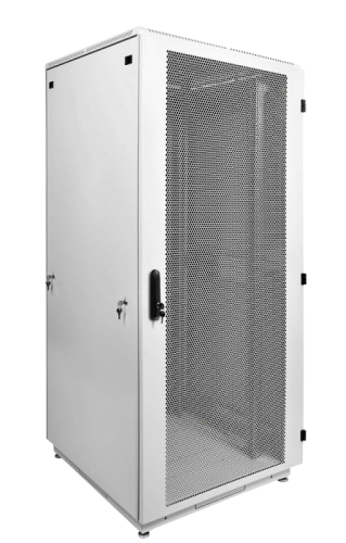 Шкаф телекоммуникационный напольный 42U (800 ? 800) дверь перфорированная 2 шт. | код ШТК-М-42.8.8-44АА | ЦМО