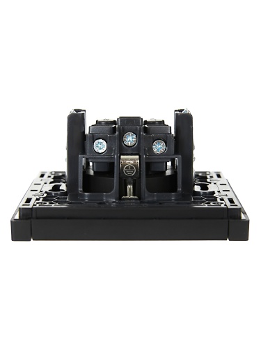 FORTE&PIANO Роз. с з/к з/ш в/к 16А FP115 чер. IEK | код FP-R14-16-K02 | IEK фото 2 FORTE&PIANO Роз. с з/к з/ш в/к 16А FP115 чер. IEK | код FP-R14-16-K02 | IEK фото 2