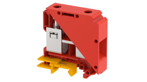 Клемма проходная винтовая 50 мм2, на 2 подключения, красная KUT50(R) | код 1109010002 | Elmex Клемма проходная винтовая 50 мм2, на 2 подключения, красная KUT50(R) | код 1109010002 | Elmex