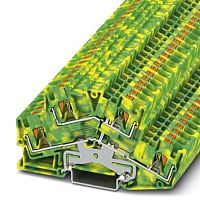 Двухъярусная заземляющая клемма PTTBS 4-PE | код 3211841 | PHOENIX CONTACT