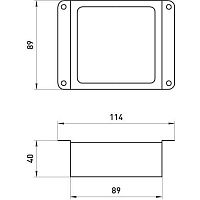 Светильник светодиодный SPO-646-3-4K-B6 36Вт 4000К 3420лм грильято 100х100 домино компл. 6 кубиков и драйвер бел. Эра Б0063052