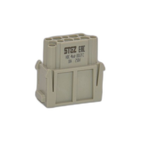 Контактная вставка, модульная HDC-MOD-DD12FC | код 187150266 | СТЭЗ