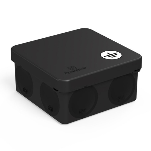 Коробка уравнивания потенциалов (КУП) 60-0210-9005-У для прямого монтажа двухкомпонентная безгалогенная (HF) черная 80х80х40 (132шт/кор) Промрукав | код 60-0210-9005-У | ПРОМРУКАВ Коробка уравнивания потенциалов (КУП) 60-0210-9005-У для прямого монтажа двухкомпонентная безгалогенная (HF) черная 80х80х40 (132шт/кор) Промрукав | код 60-0210-9005-У | ПРОМРУКАВ